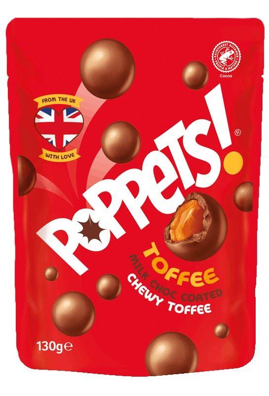 Poppets! Chewy Toffee 130g