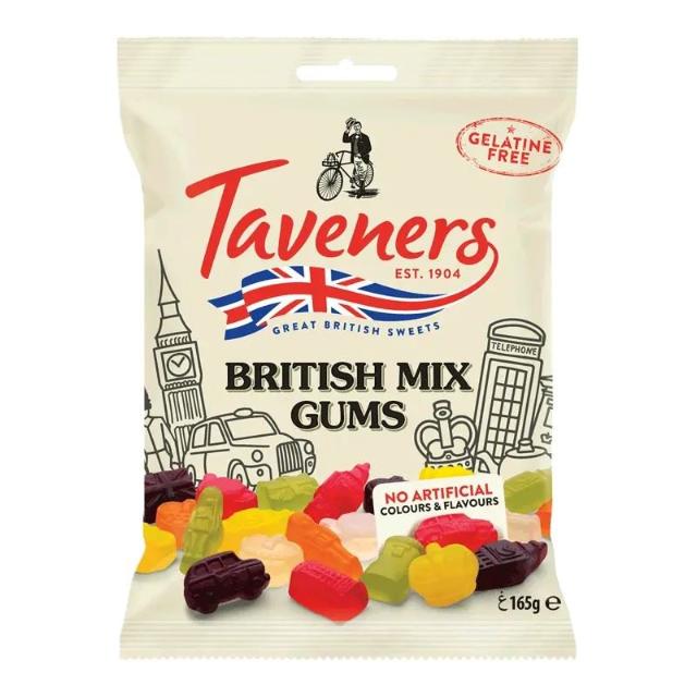Taveners British Mix Gums 165g