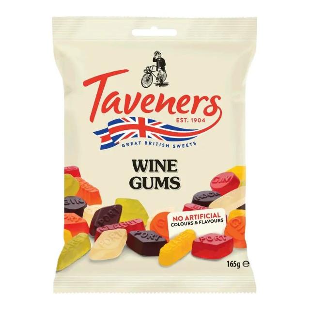 Taveners Wine Gums 165g