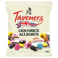 Taveners Liquorice Allsorts 900g