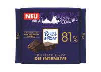Ritter Sport Edelkakao Klasse 81% Die Intensive 75g