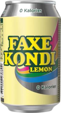 Faxe Kondi Lemon 0 Kalorier 18x330ml Can