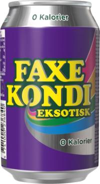 Faxe Kondi Eksotisk 0 Kalorier 18x330ml Can