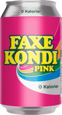 Faxe Kondi Pink 0 Kalorier 18x330ml Can