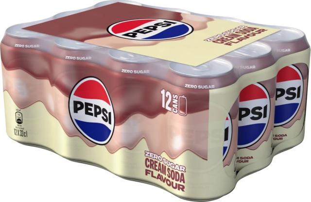 Pepsi Treats Cream Soda Flavour 12x330ml Can - sugar free