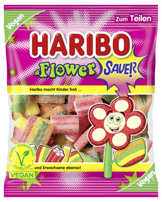 Haribo Flower Sauer 160g - vegan