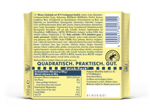 Ritter Sport Haribo Pico-Balla White 100g