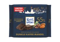 Ritter Sport Edelkakao Klasse 55% Dunkle Kaffee Mandel 75g