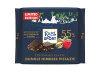 Ritter Sport Edelkakao Klasse 55% Dunkle Himbeer Pistazie 75g