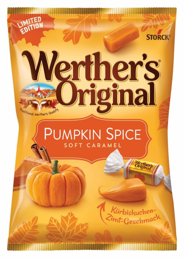 Storck Werther's Original Pumpkin Spice Soft Caramel 180g