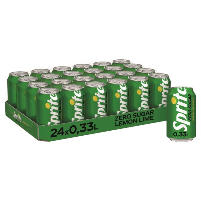 Sprite Zero Sugar 24x330ml Can CCEP