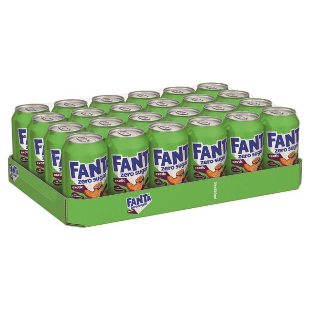 Fanta Exotic Zero Sugar 24x330ml Can CCEP