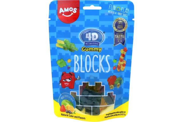 Amos 4D Gummy Blocks 72g