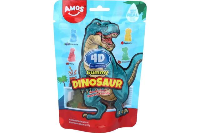 Amos 4D Gummy Dinosaur 65g