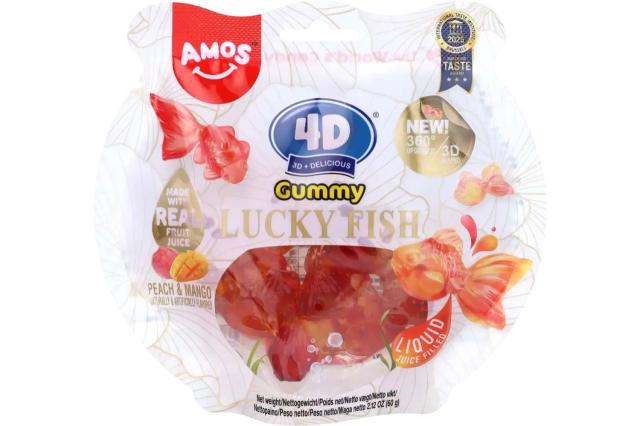Amos 4D Gummy Lucky Fish 60g