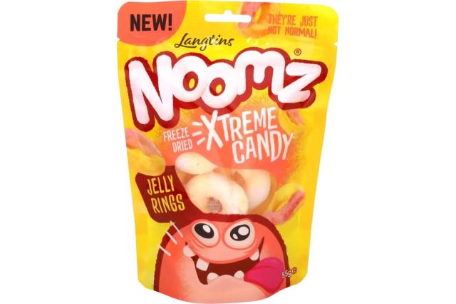 Noomz Freeze Dried Candy Jelly Rings Peach 55g