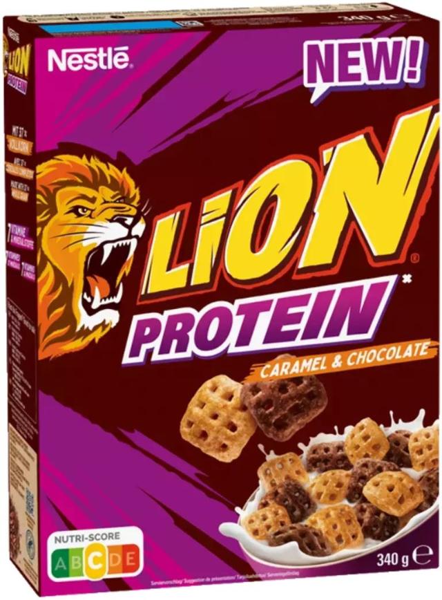 Nestlé Lion Protein Caramel & Chocolate 340g