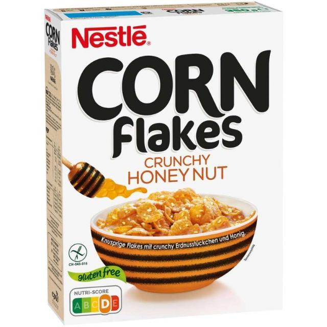 Nestlé Corn Flakes Crunchy Honey Nut 350g