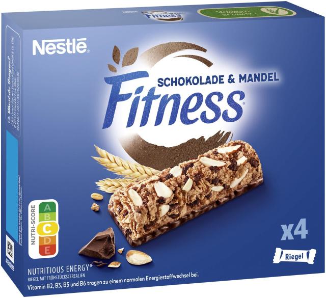 Nestlé Fitness Schokolade & Mandel Bars 4x23,5g