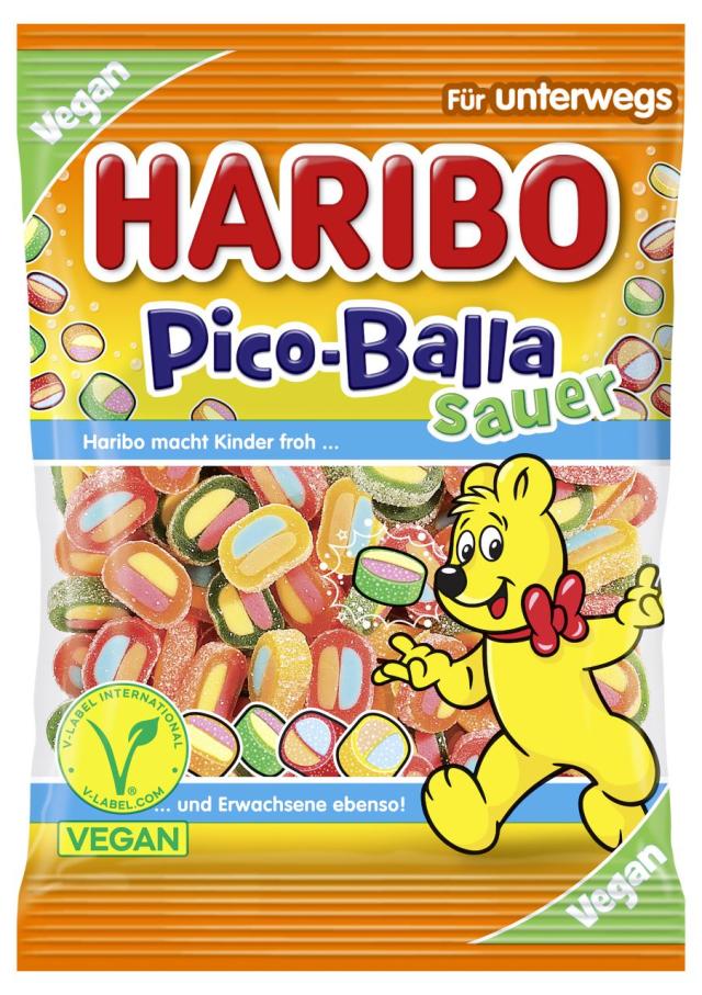 Haribo Pico-Balla Sauer 85g - vegan