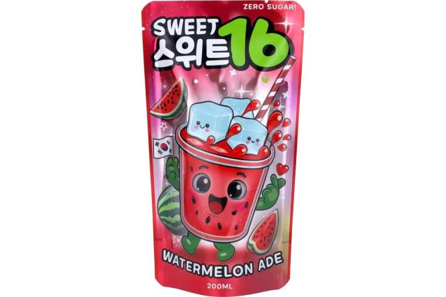 Sweet16 Korean Watermelon Ade Zero Sugar 200ml