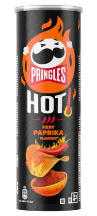Pringles HOT Fiery Paprika Flavour 160g