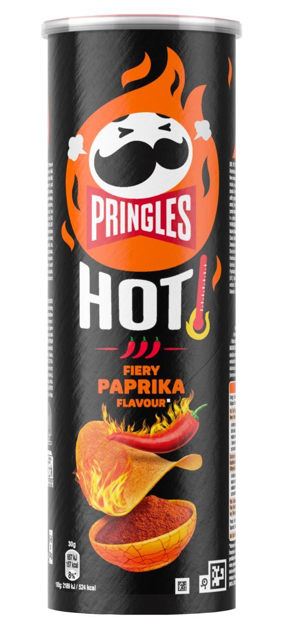 Pringles HOT Fiery Paprika Flavour 160g