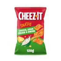 Cheez-It Snap'd Cheese, Sour Cream & Onion 120g