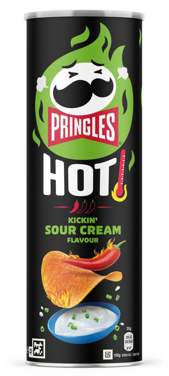 Pringles HOT Kickin' Sour Cream Flavour 160g