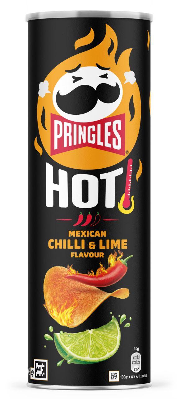 Pringles HOT Mexican Chilli & Lime Flavour 160g