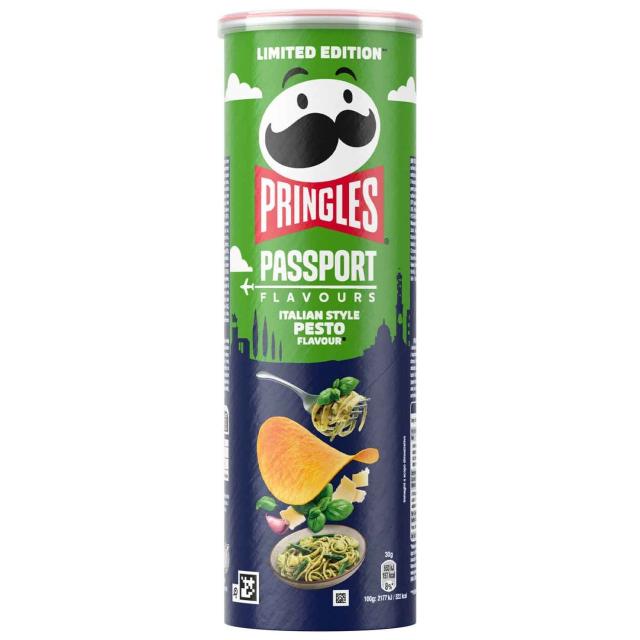 Pringles Passport Flavours Italian Style Pesto 165g - Limited Edition