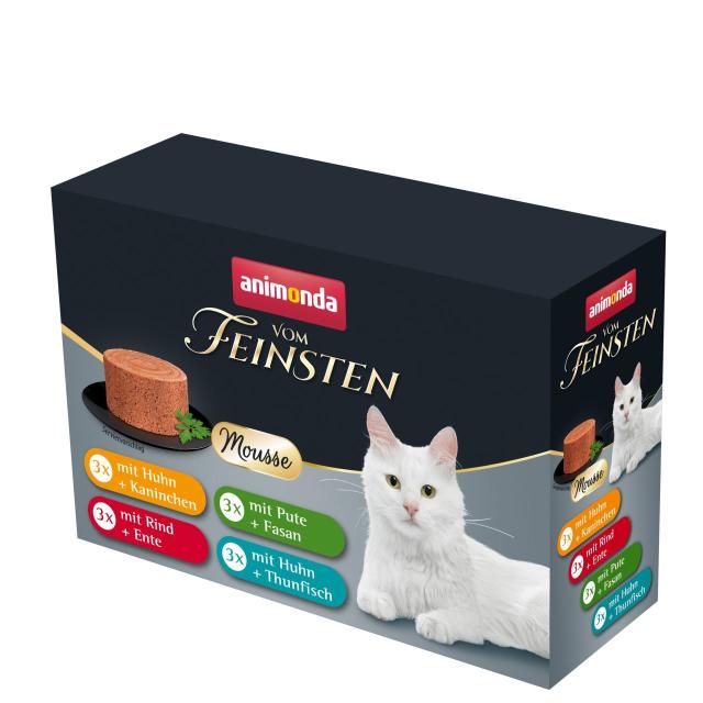 Animonda Vom Feinsten Cat Adult Mousse Variety Mixpack 12x85g