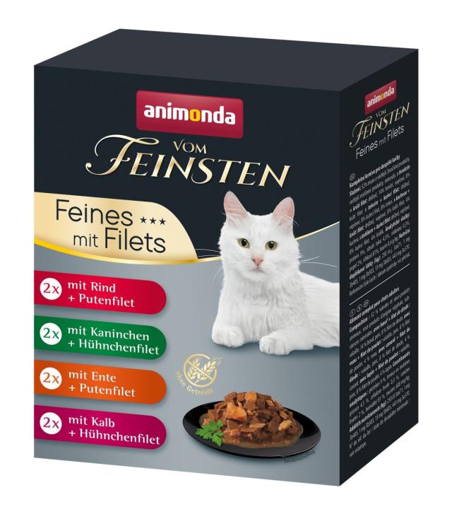 Animonda Vom Feinsten Cat Adult Fine Filets Variety Mixpack  8x85g