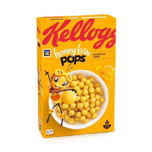 Kellogg's Honey Bsss Pops 400g