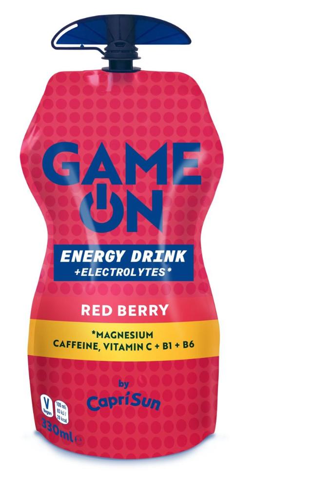 Capri-Sun Game On Energy Drink + Electrolytes Red Berry 330ml