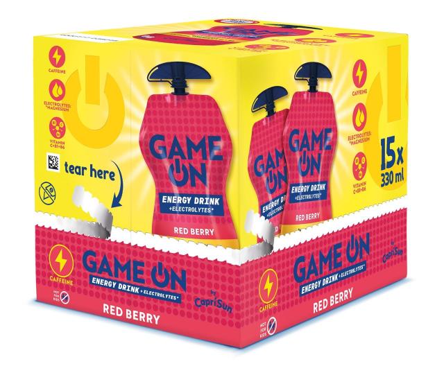 Capri-Sun Game On Energy Drink + Electrolytes Red Berry 330ml