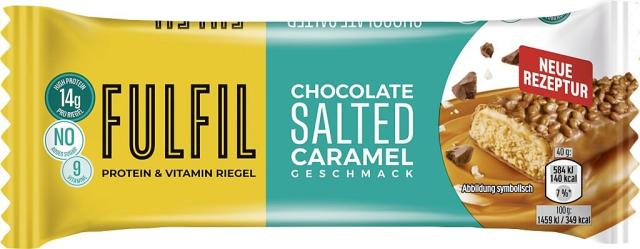 FULFIL Protein & Vitamin Bar Chocolate Salted Caramel Flavour 40g