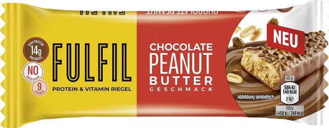 FULFIL Protein & Vitamin Bar Chocolate Peanut Butter Flavour 40g