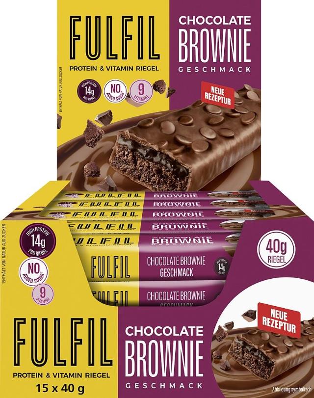 FULFIL Protein & Vitamin Bar Chocolate Brownie Flavour 40g
