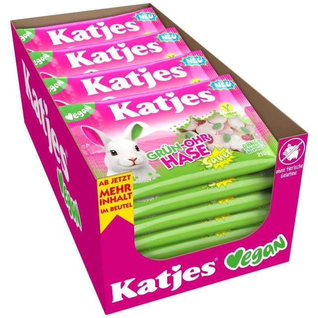Katjes Grün-Ohr Hase Sauer 210g - vegan