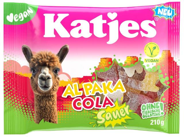 Katjes Al Paka Cola Sauer 210g - vegan