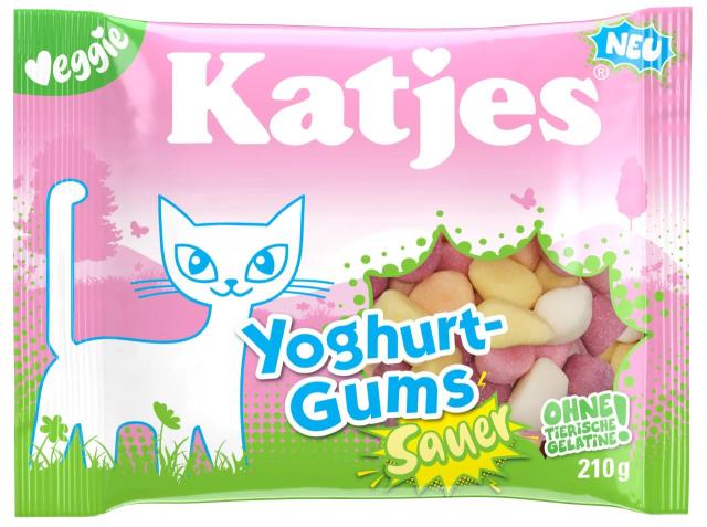 Katjes Yoghurt-Gums Sauer 210g - veggie