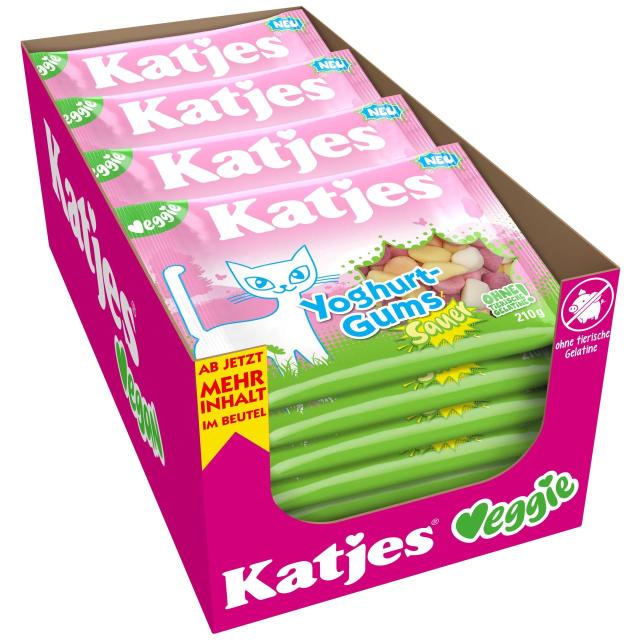 Katjes Yoghurt-Gums Sauer 210g - veggie