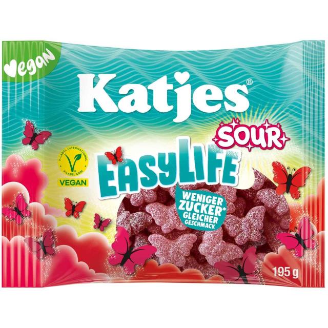 Katjes EasyLife Sour Less Sugar 195g - vegan