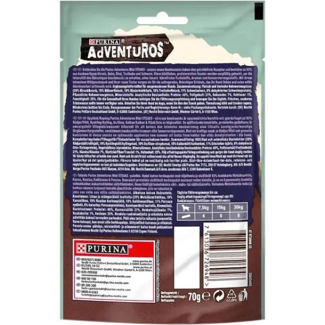 Adventuros Mini Steaks Hirsch 70g