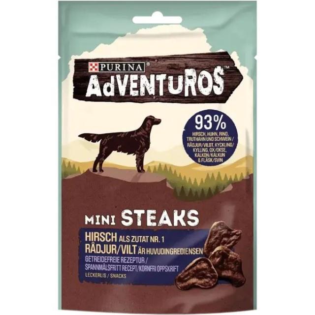 Adventuros Mini Steaks Hirsch 70g
