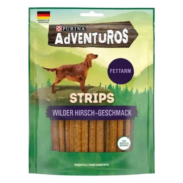 Adventuros Strips Hirsch 90g