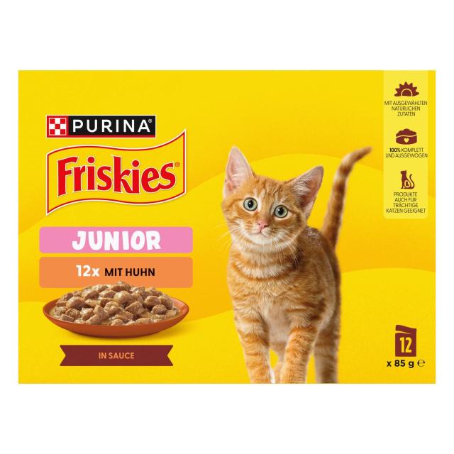 Friskies in Sauce Junior Huhn 12x85g