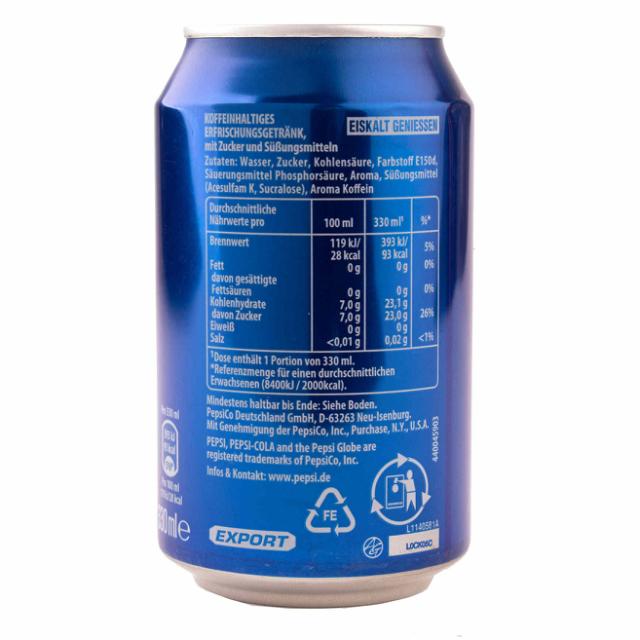 Pepsi Cola 24x330ml Can