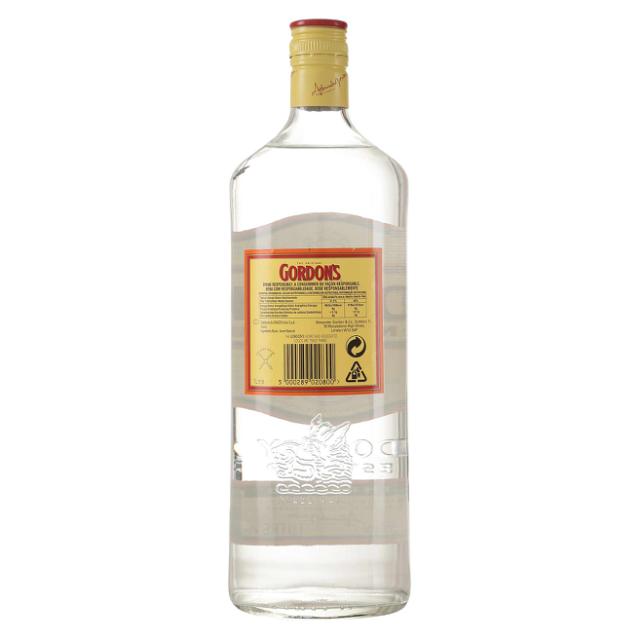 Gordon's London Dry Gin 37,5% - 1l